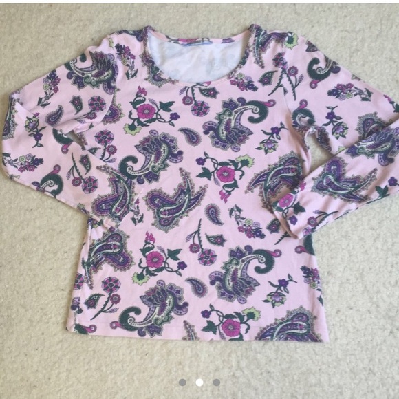 Psychedelic Paisley Pink Long Sleeve - Picture 2 of 3